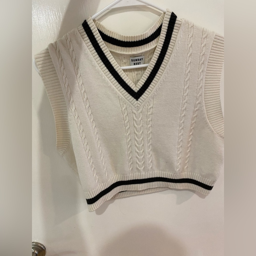 Aritzia Sunday Best Winston Cropped Sweater